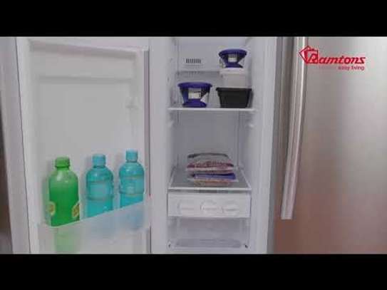 RAMTONS 527 LITERS SIDE BY SIDE DOOR LED NO FROST FRIDGE image 2