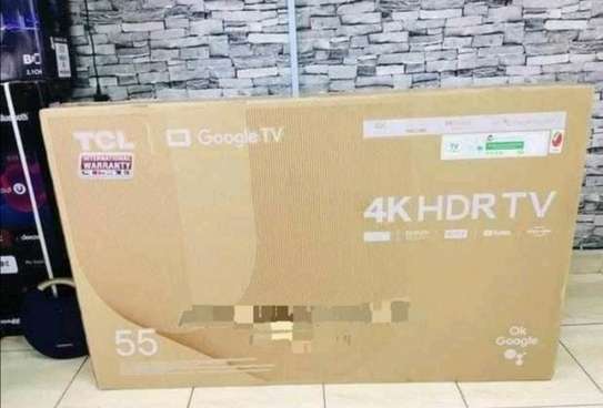 55 TCL Google smart UHD Television +Free TV Guard image 1