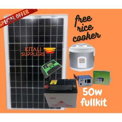 Solarmax Solar Fullkit 50w With Free Rice Cooker image 1