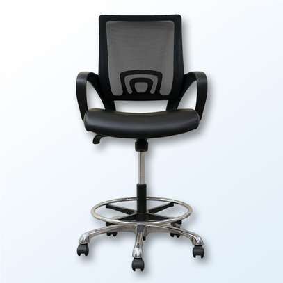 Office Chair: Ergonomic Receptionist Mesh Swivel Chair image 1