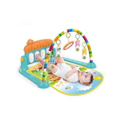 Play Mat With Hanging Toys- Multicolored image 2