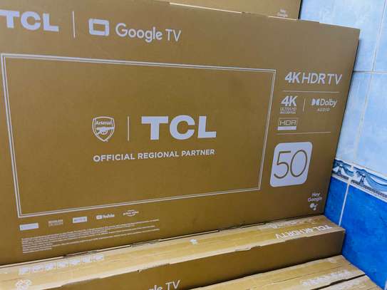 TCL 50 INCHES SMART GOOGLE UHD 4K FRAMELESS TV image 1