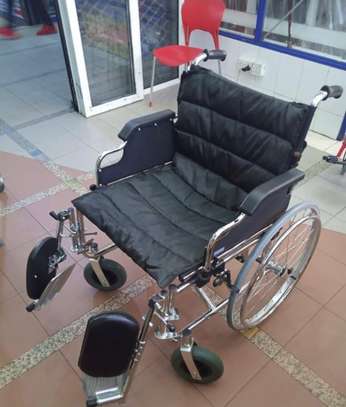 Extra wide wheelchair (heavy duty) image 1