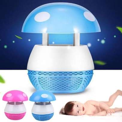 LED Mosquito Killing Lamp Mushroom Design Mosquito Repeller Electric Mosquito dispeller with USB blue 2.5W image 1