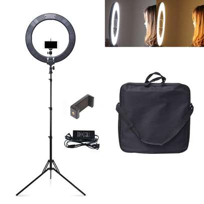 14inch LED ring light with Stand image 1