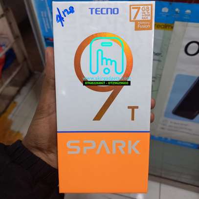 Tecno spark 9t 128gb + 4gb ram, one year warranty image 1