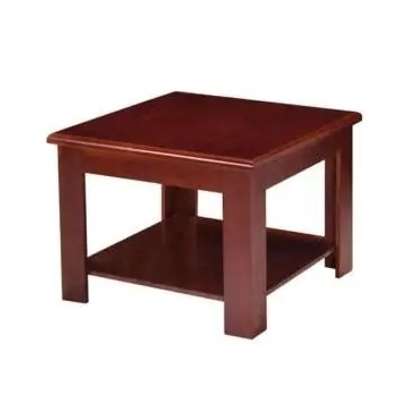 Modern Mahogany Squared Coffee Table image 8