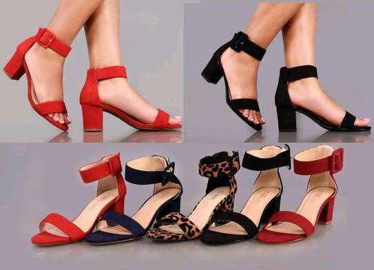 *Quality Latest Fashion Ladies Designer Straps Open Heel Shoes*
. image 1
