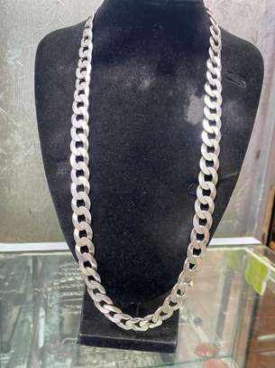 Silver chains..bracelets and rings image 9
