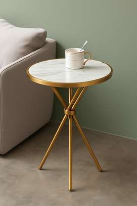 Marble-Gold Classic Home Office Coffee Table image 12