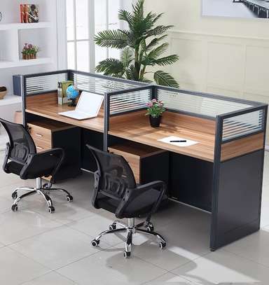 Office Workstation; 2-Way Modern Office Workstation image 2