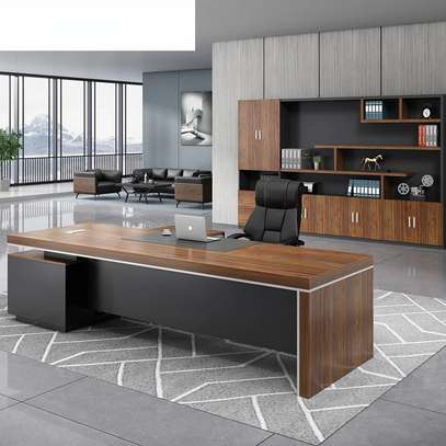 Office Desk: Executive 2m President's Manager's Desk image 3