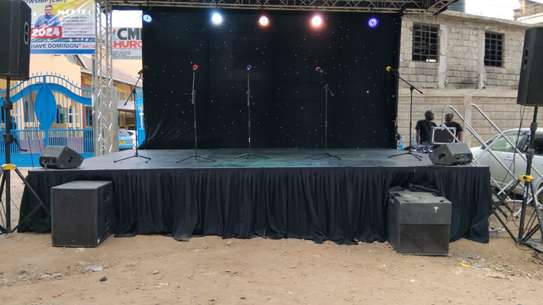Professional Portable Stage with Sound & Lighting image 8