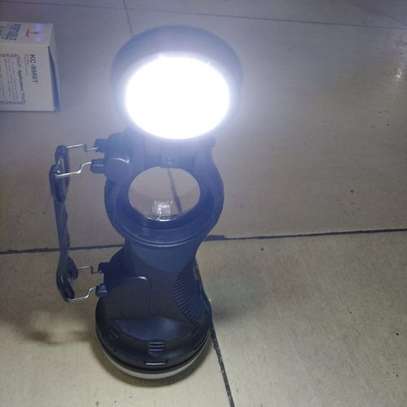 KC- Portable Energy Saving Hanging Flip LED Solar Torch Lamp image 1
