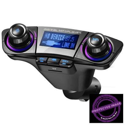 Car FM Transmitter Bluetooth Hands-free USB MP3 Player. image 1