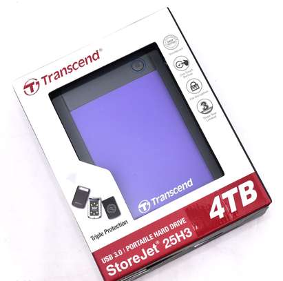 4TB Transcend StoreJet 25H3 2.5-inch USB3.0 Portable Hard Drive image 2