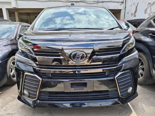 Toyota Vellfire Executive Grade sunroof 2017 black image 1