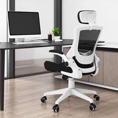 Office Chair: Ergonomic Headrest Chair image 2
