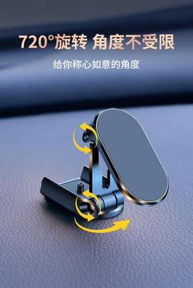 720 degrees rotating magnetic car phone holder image 1