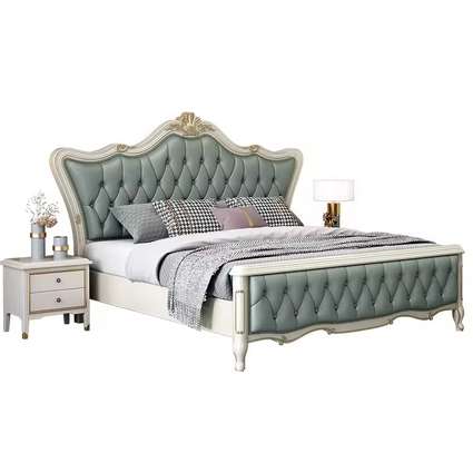 Modern Minimalist Luxury Wood Bed With Hidden Storage image 2