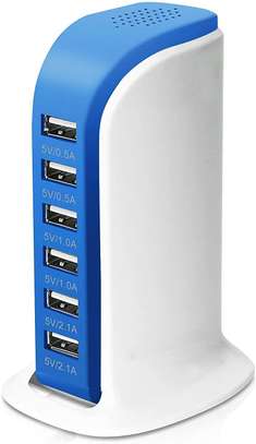 Anqadr 185W USB C Charger, 7 Ports Fast USB Charging Station image 1