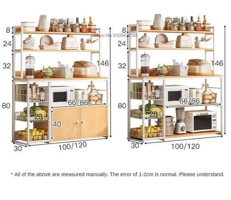 Multi-Layer Microwave /Oven /Cookware Baker Racks Organizer image 3