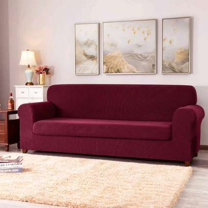 Jacquard sofa covers image 1