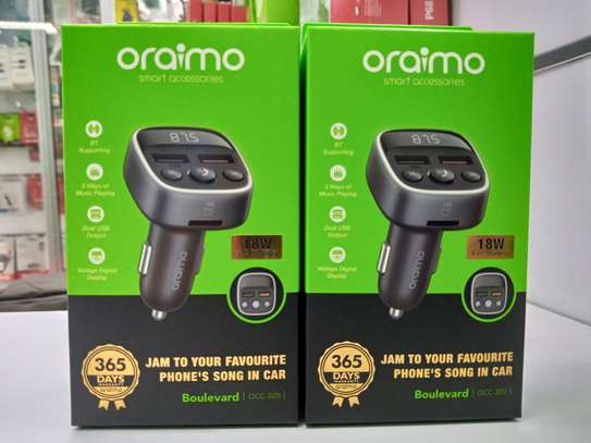 Oraimo Fast Smart Car Charger With 2 USB Output. image 2