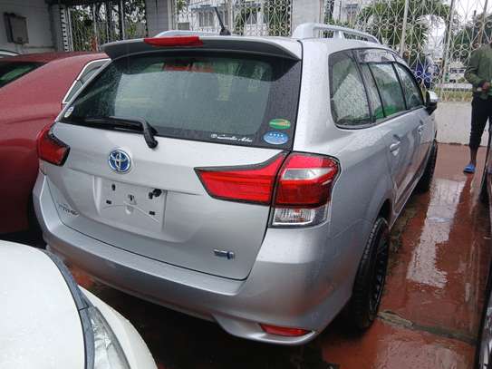 TOYOTA fielder 2018 Silver Hybrid image 4