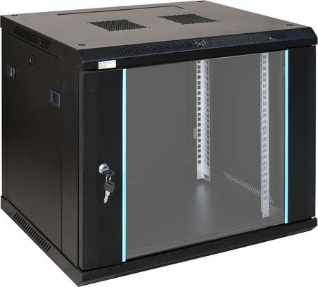 9U 600 X 450 wall mountable Data Cabinet image 2