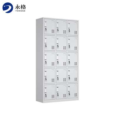Office Cabinets: Steel Fifteen- Locker Gym File Cabinet image 4