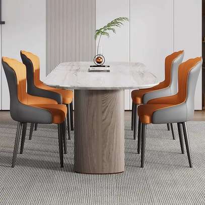 Dining Chair : 4 Legged Gray Dining Chair In  Homabay image 6