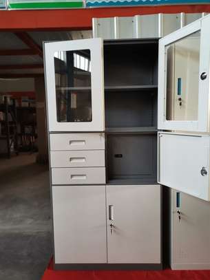 2-Door Steel Office Cabinet with Safe image 6