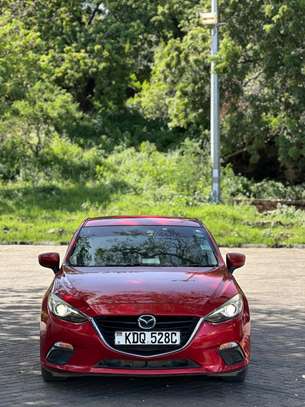 mazda axela used red wine image 3