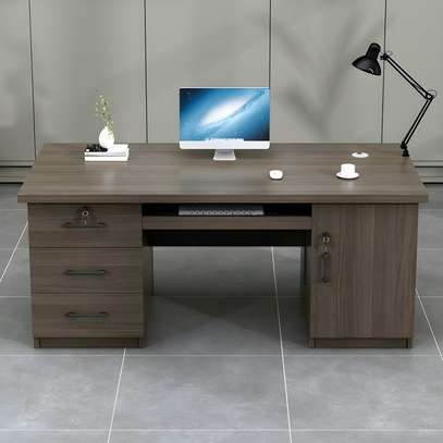 Office Desks: Office Desk With Locking Cabinets image 5