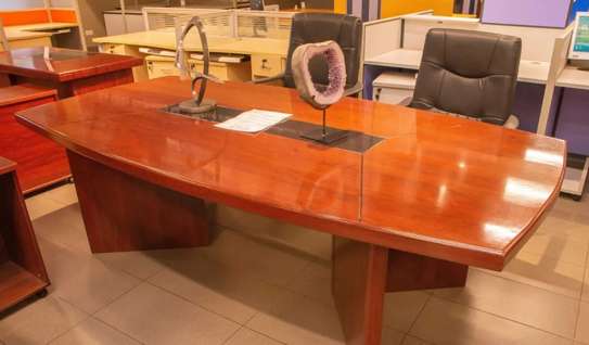 Mahogany 240cm Boardroom Table image 14
