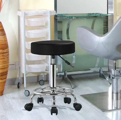 Barstool; Black Adjustable Barstool in Ogembo image 2