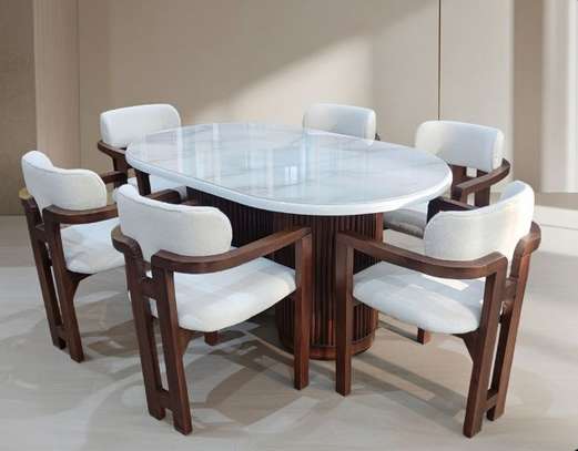 Readily Available black 4-Seater Dining table image 2