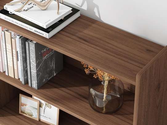 Wooden 5 Tier Open Bookshelf image 6