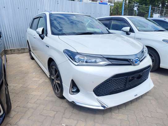Toyota Fielder wxB hybrid 2wd white 2019 image 2