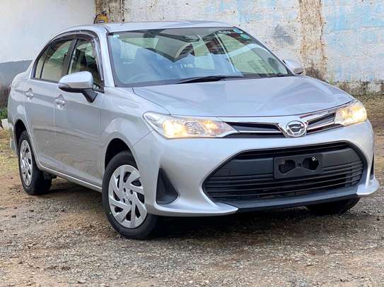 Toyota  Axio None hybrid 2019 model silver color. image 4