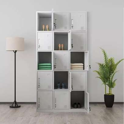 15 Locker Office Storage Cabinet image 3