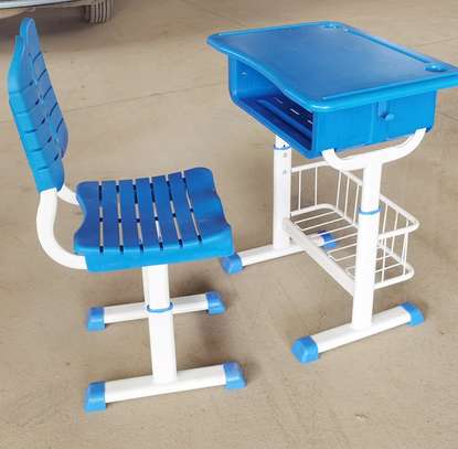 MDF Adjustable Kid's Desk and Chair image 8