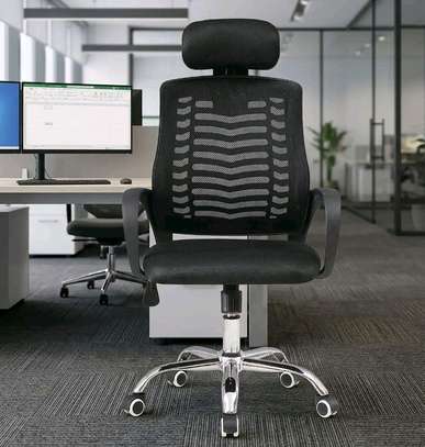 Headrest office chair image 4