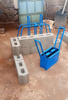 Manual Block Press Durable Steel Frame Block Maker image 2