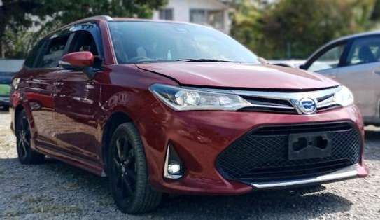 Toyota fielder WxB hybrid Maroon 2018 image 13