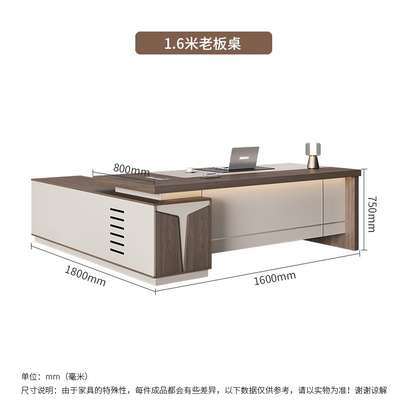Office Desk; 1800mm Modern Executive Managers Desks image 4