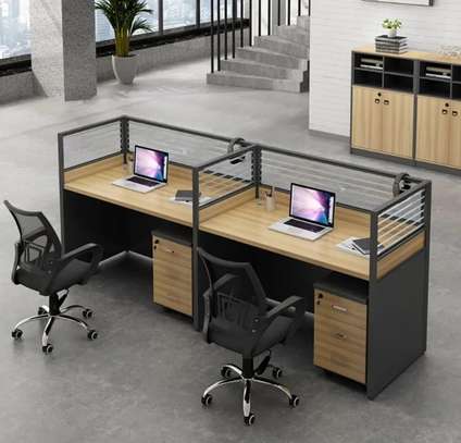 2 Way MDF Cubic Office Workstation image 13