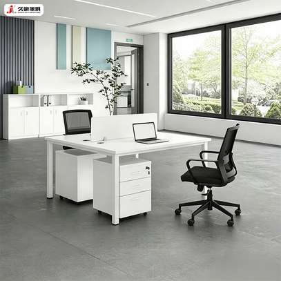 2 Way Modern Shared Work Desk image 4