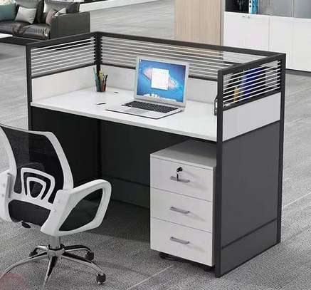 Cubic MDF Single Person Office Workstation image 13